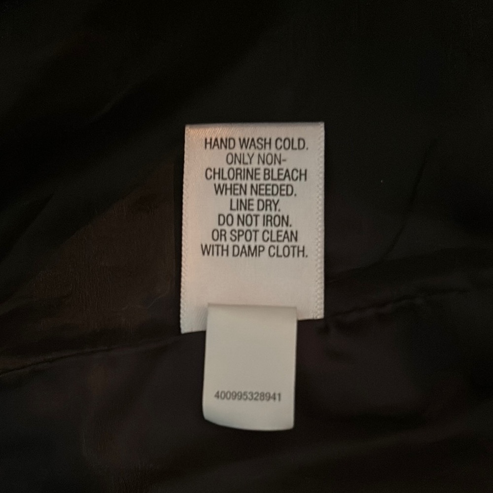 Apt 9 Black Faux Leather Jacket Fitted Silhouette XL - Picture 4 of 4
